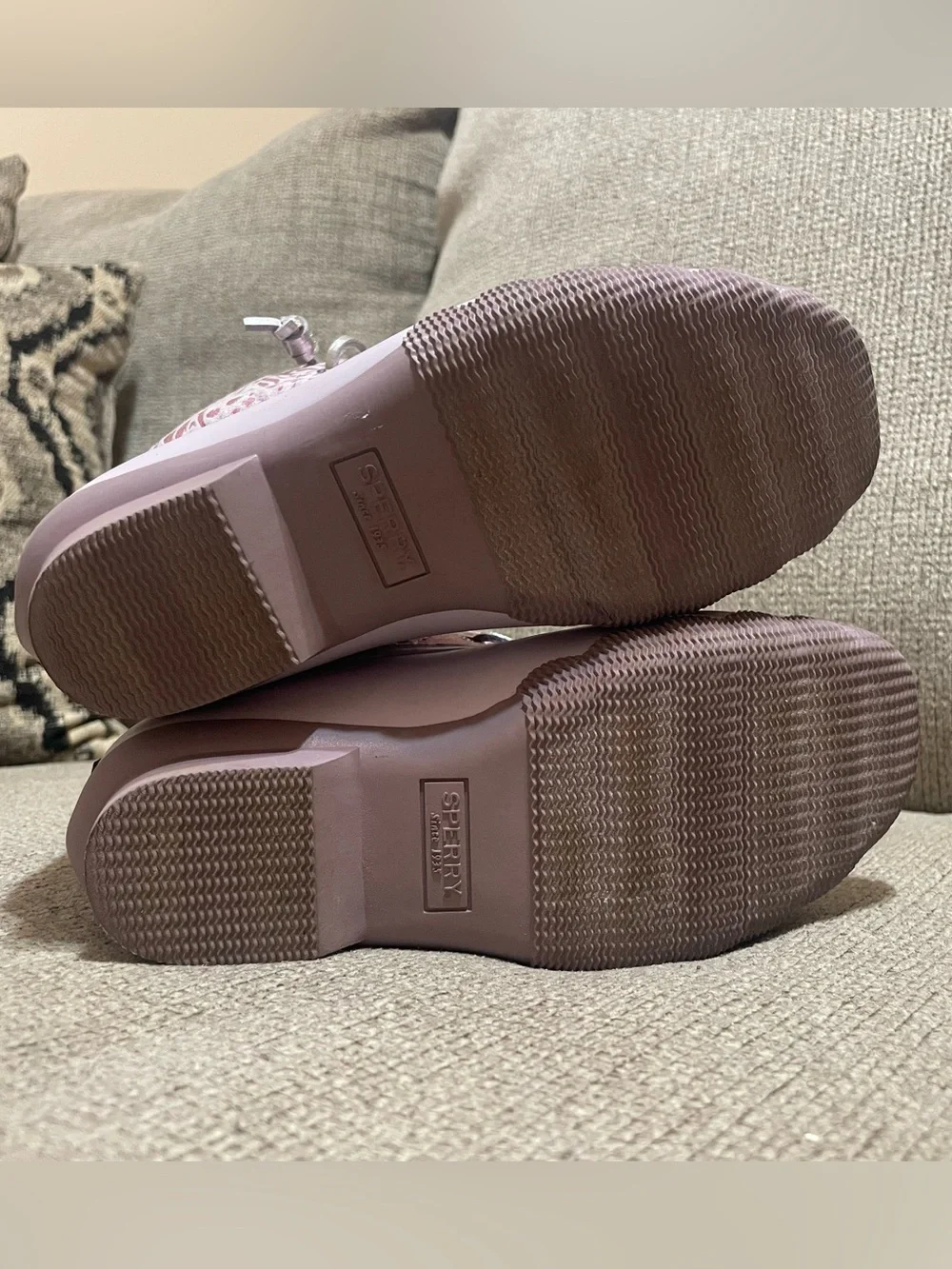 Sperry Kids' Lavender Waterproof Duck Boots